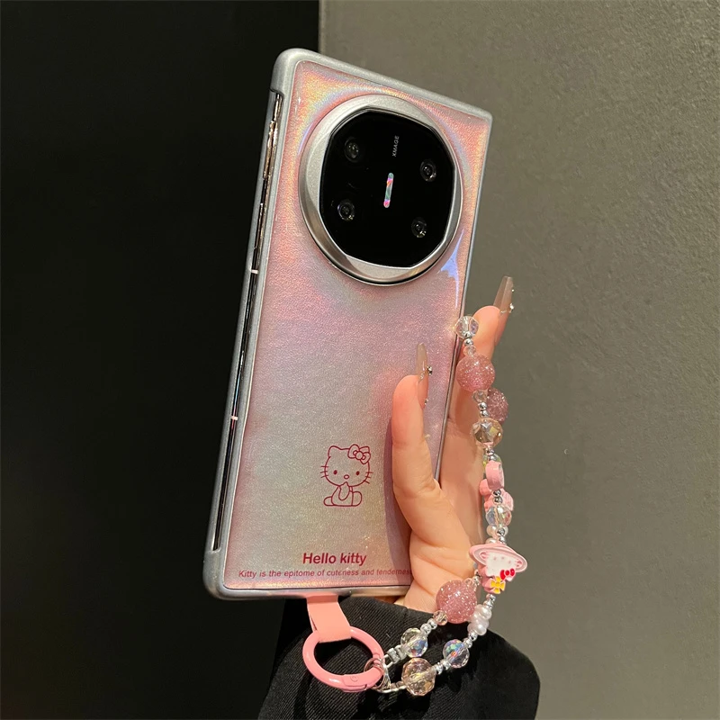 适用华为MateX6典藏版折叠屏手机壳滴胶卡通KT猫MateX3/X5新款女