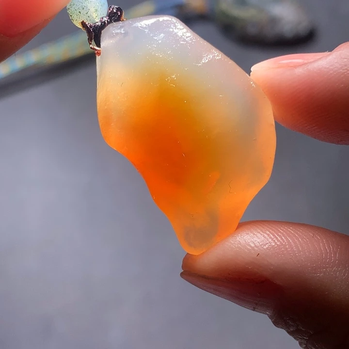 未镶嵌玛瑙/玉髓珠宝半成品