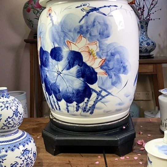 【闪购商品】景德镇陶瓷家用摆件夏**滩