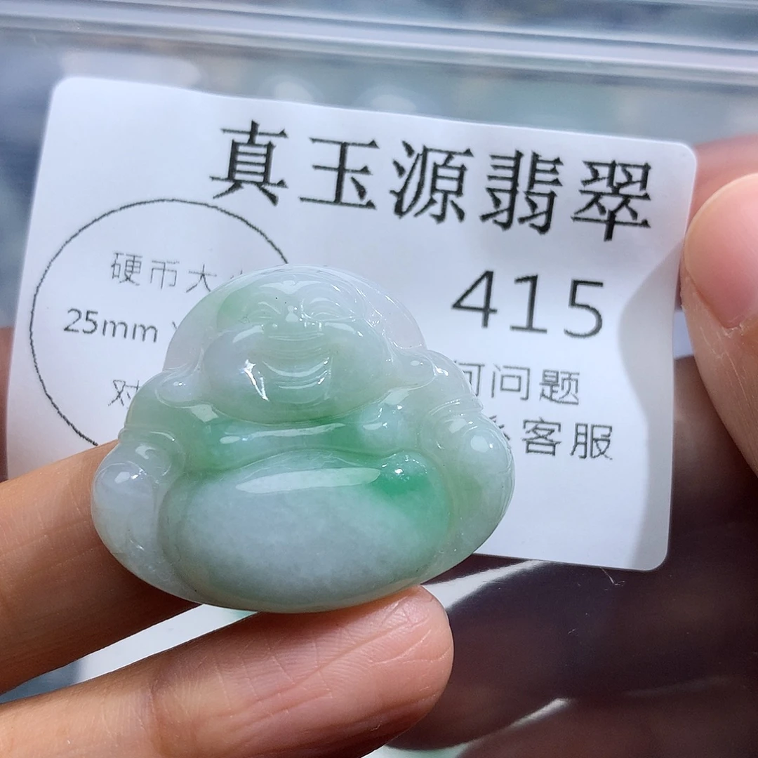 翡翠未镶嵌颈饰415