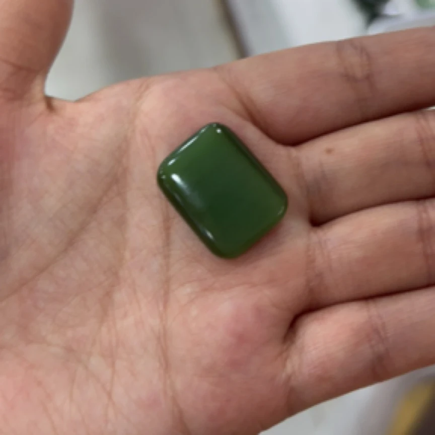 和田玉碧玉吊坠蛋面精致