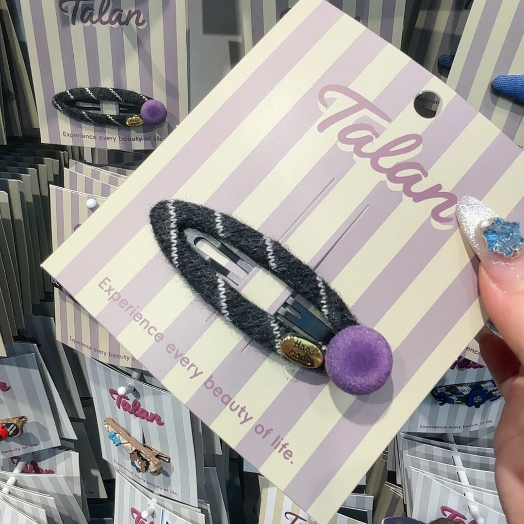 皮质铁合金发饰发夹