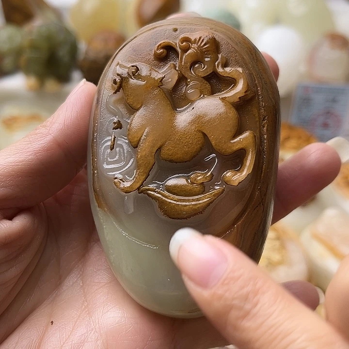 石材古青石不退换狗