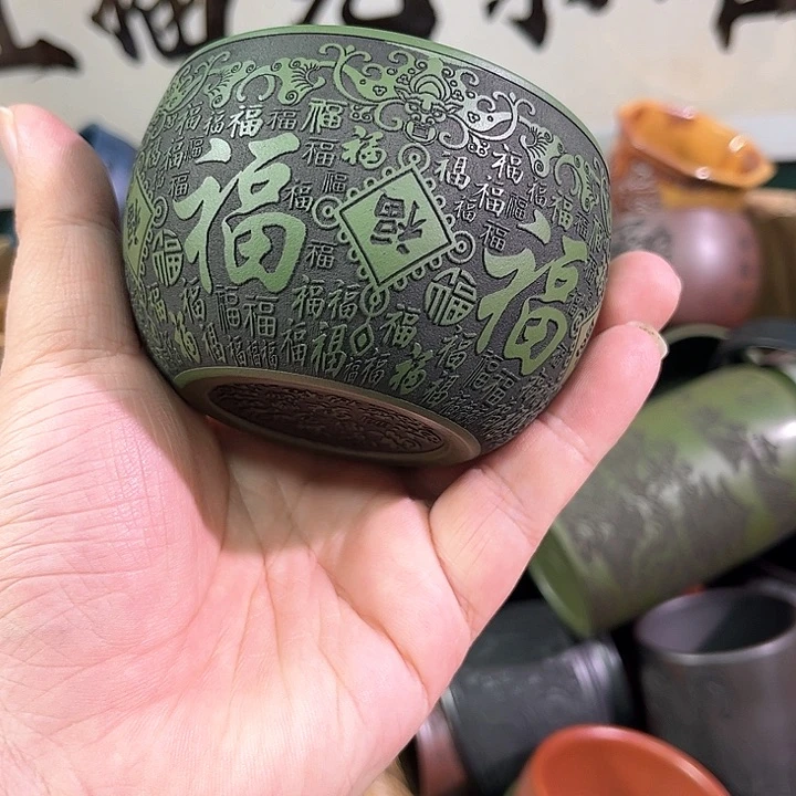 茶杯紫砂全手工紫砂主人杯