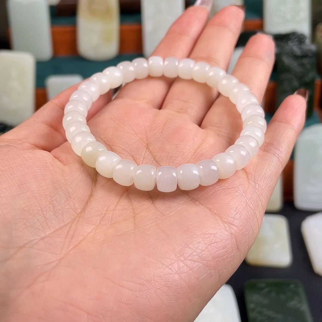 和田玉未镶嵌手串