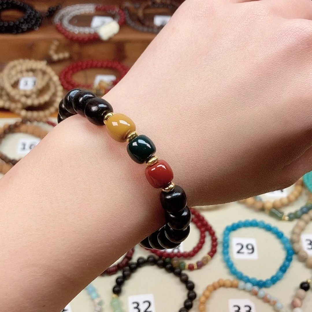 香榧木黑檀木手串