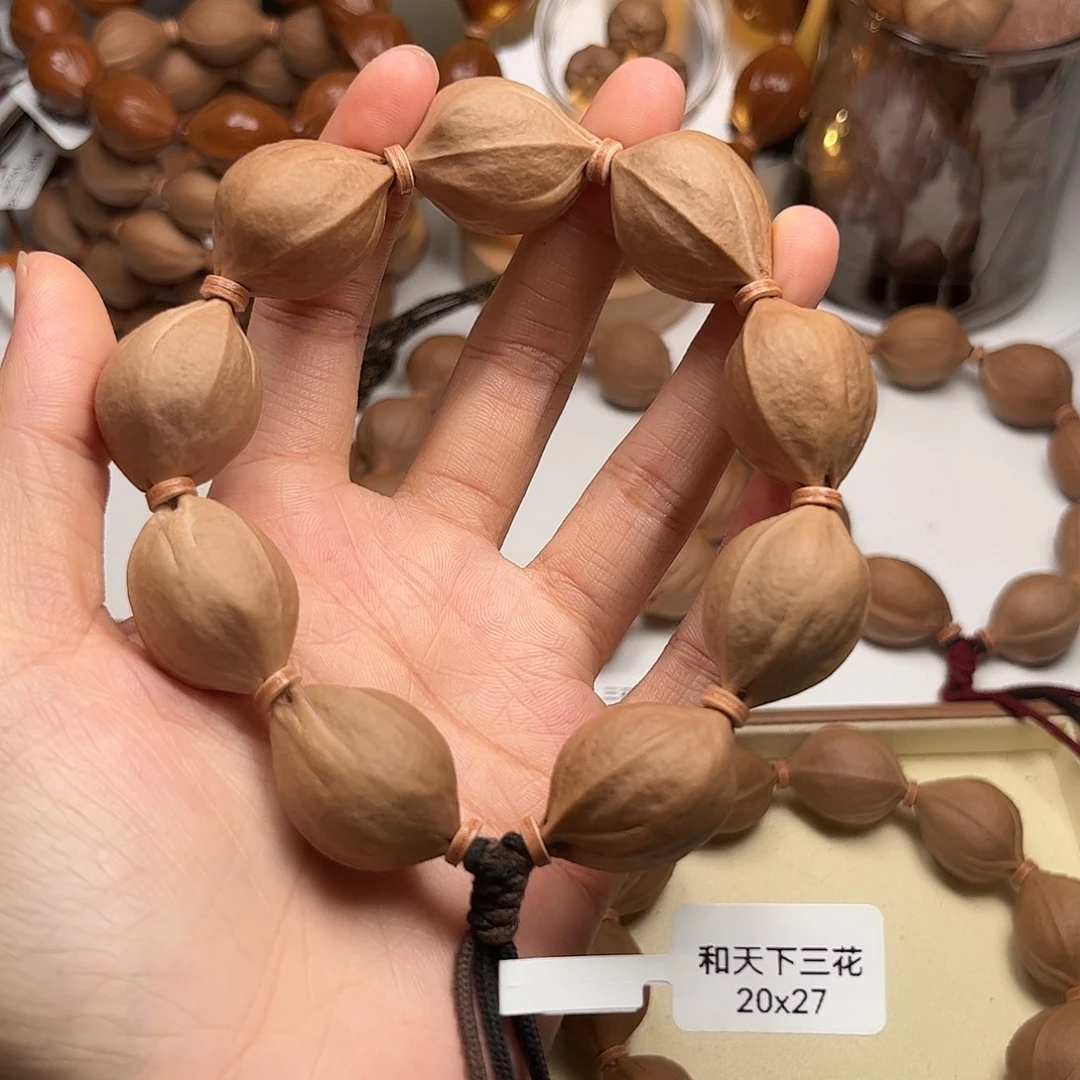 一***秋橄榄核手串梅林铁核2027