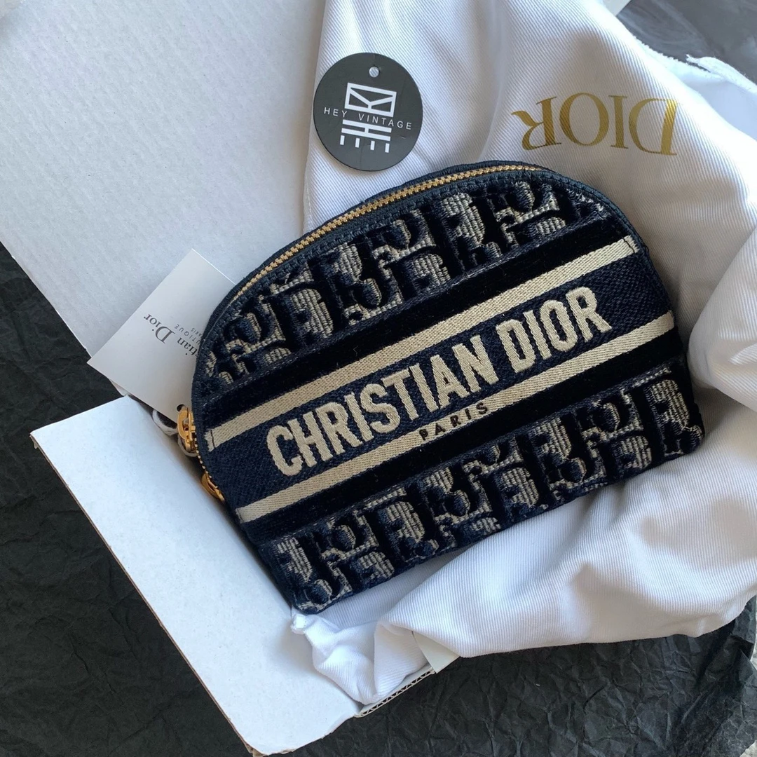 未使用 DIOR/迪奥 老花蓝色洗漱包 14941893