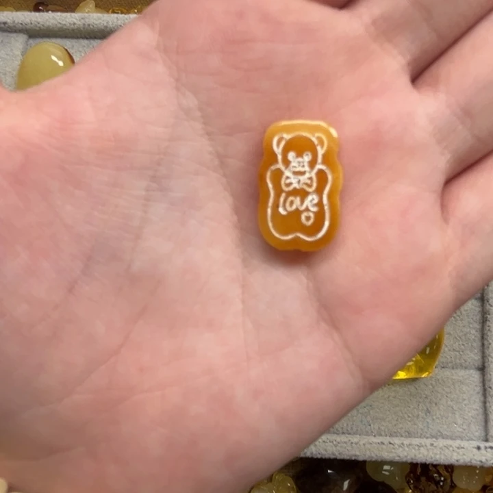 裸石琥珀未镶嵌用****4天然蜜蜡配件