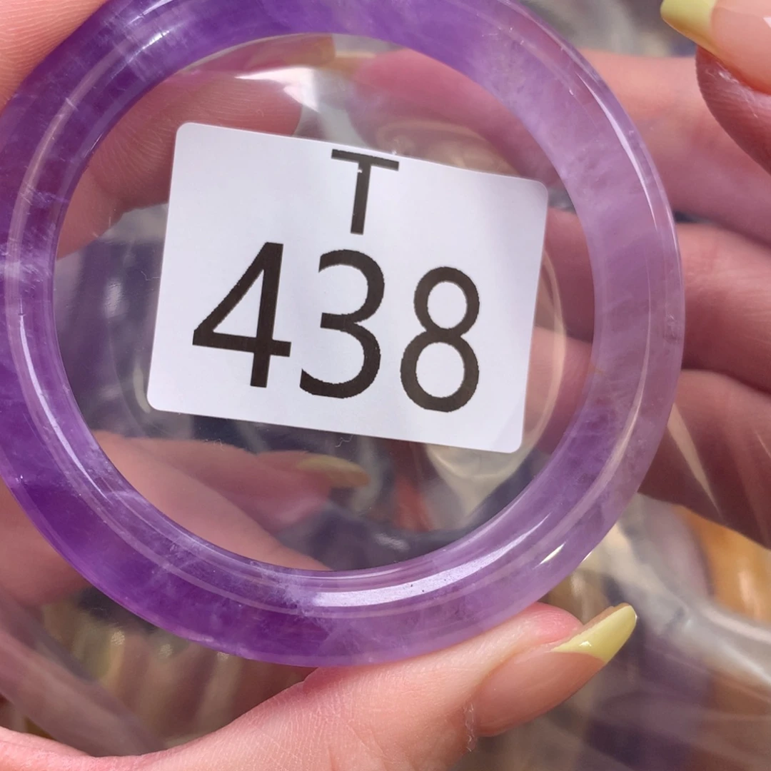 水晶手镯未镶嵌手镯438-55