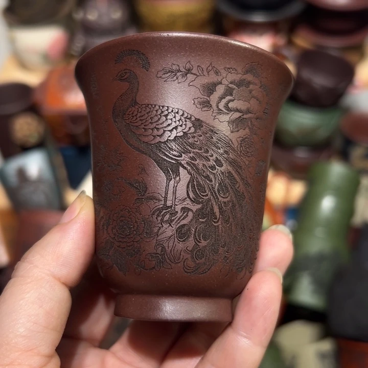 茶杯紫砂宜兴紫砂主人杯