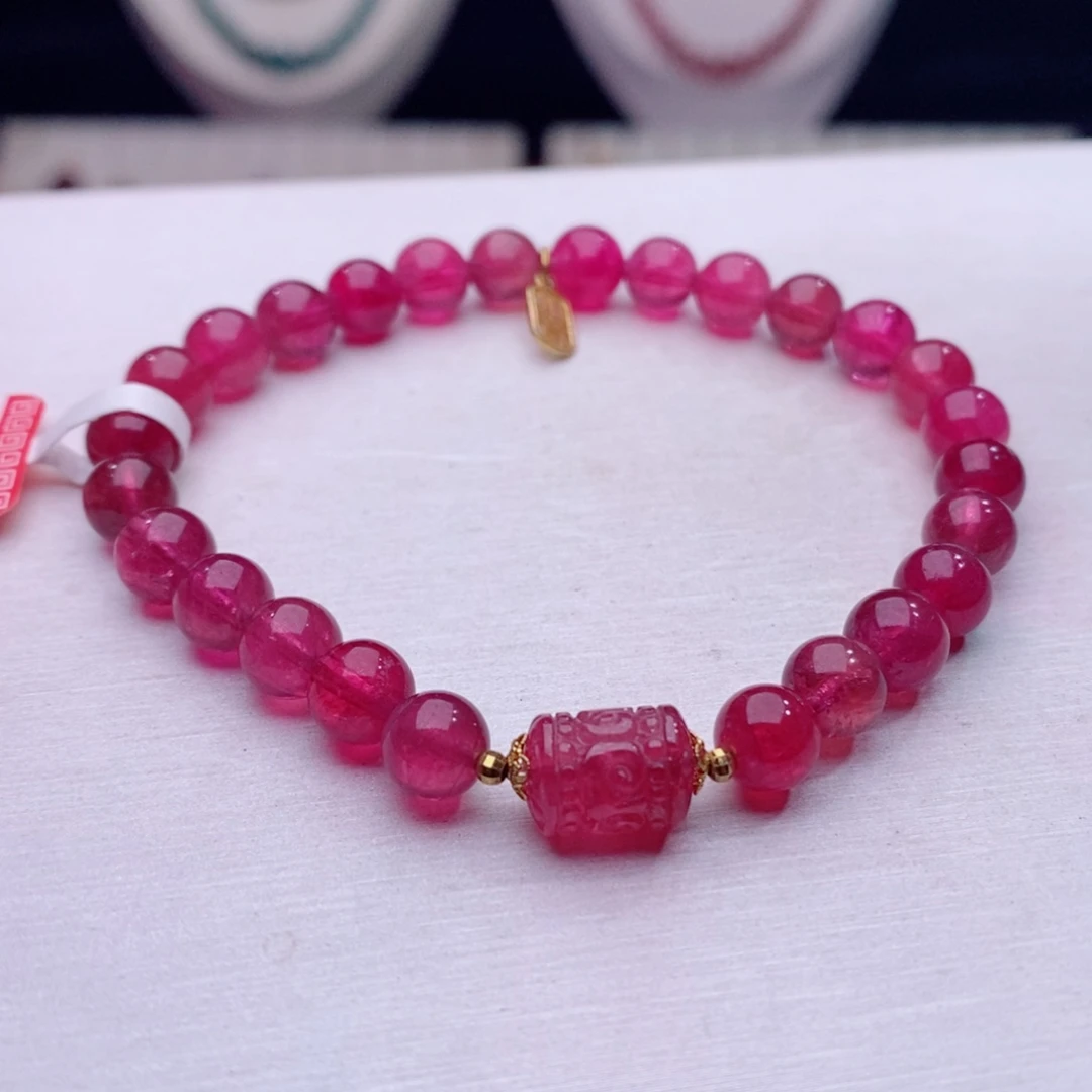 18K金镶嵌手链碧玺碧玺A手链