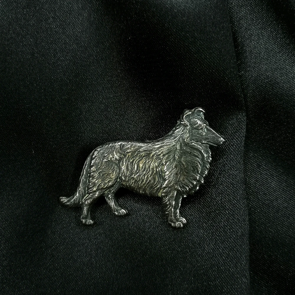 kenart苏格兰牧羊犬胸针[2502111-010]