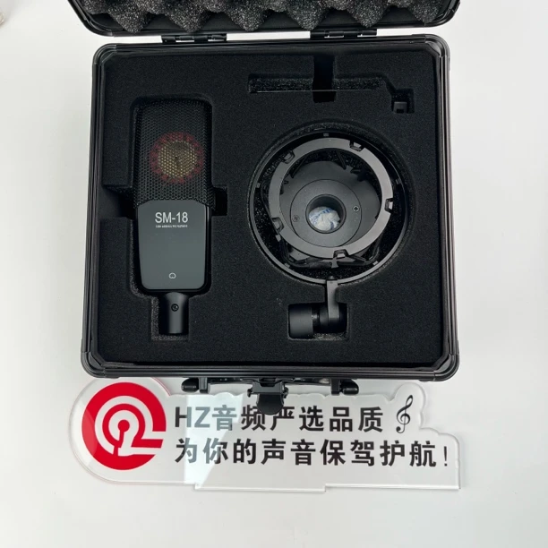 得胜sm-18 声卡用麦克风 全套包装齐全 大振膜电容麦克