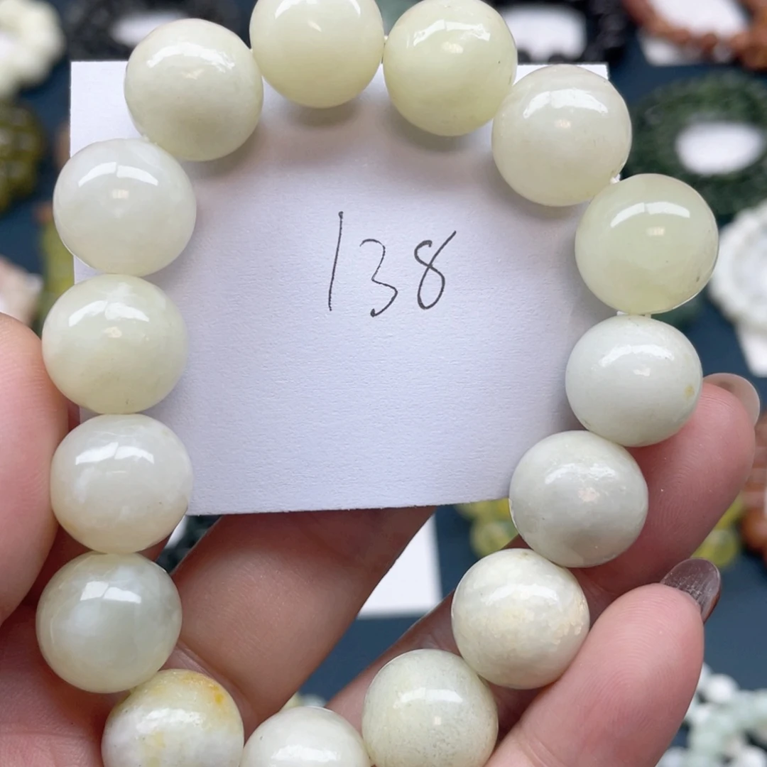 未镶嵌蛇纹石玉手串