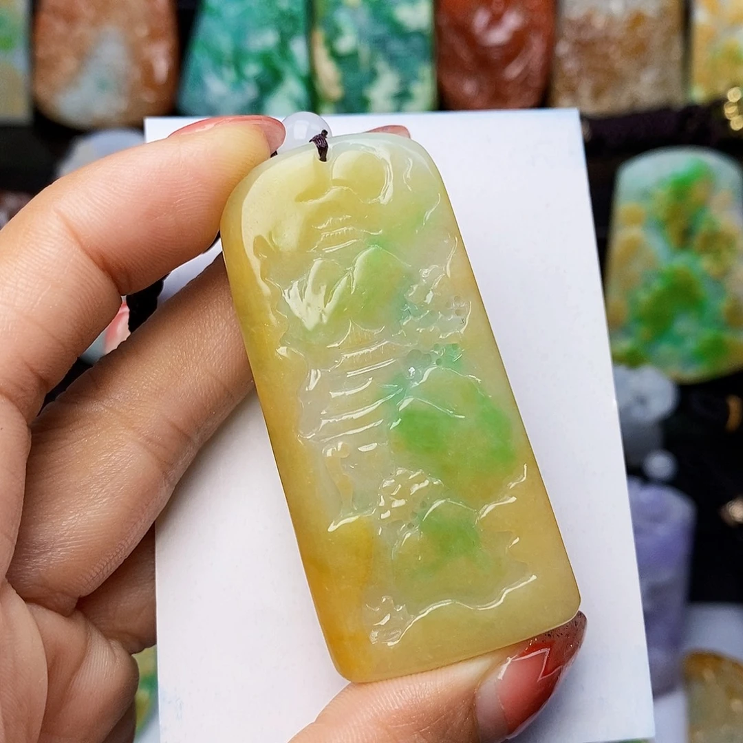 定制翡翠未镶嵌翡翠A货一物一证