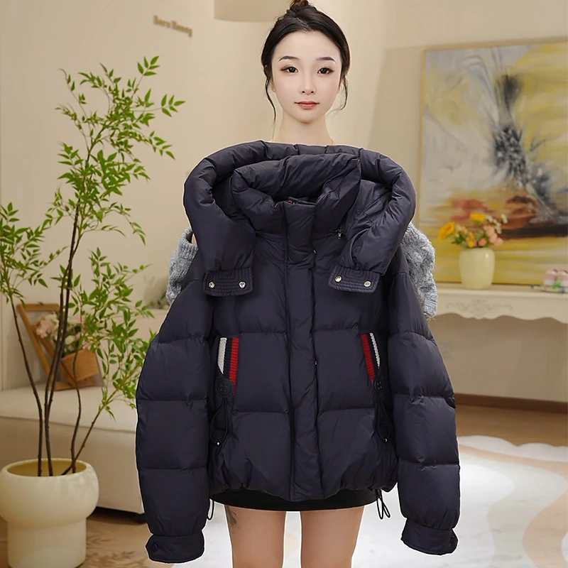 2025冬季新款女童90白鸭绒加厚款保暖羽绒服女孩中大童Q63407