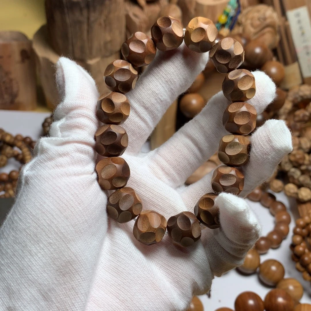 檀香木手串/手链静**式老山檀香1.3✖️1.4无相微瑕