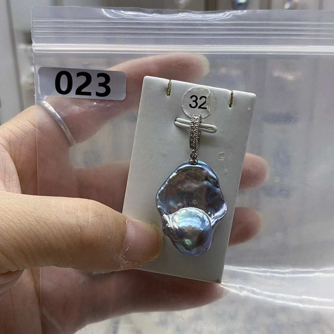 颈饰合金淡水珍珠
