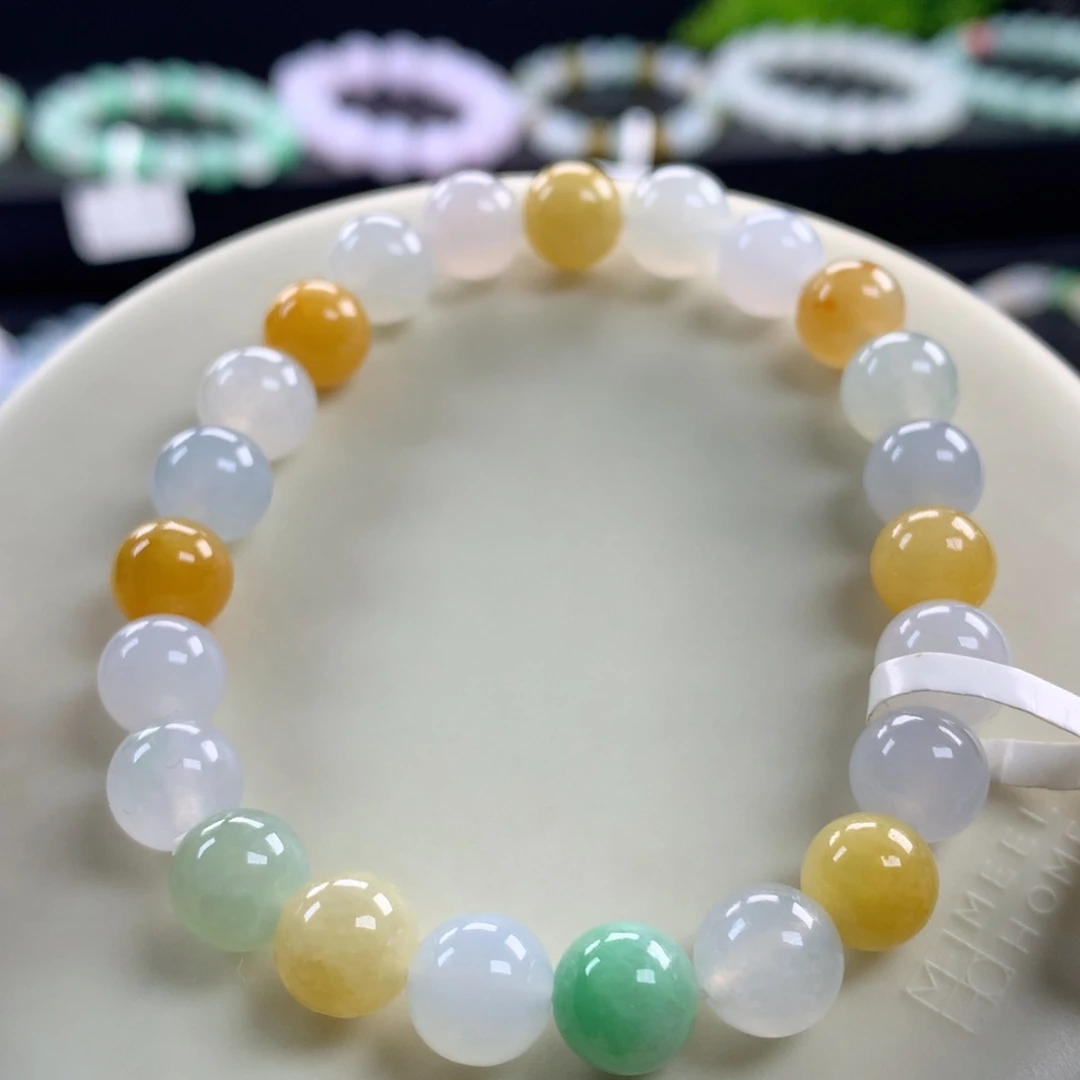 翡翠未镶嵌手链卡8