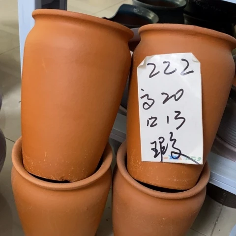 粗陶红陶花盆222