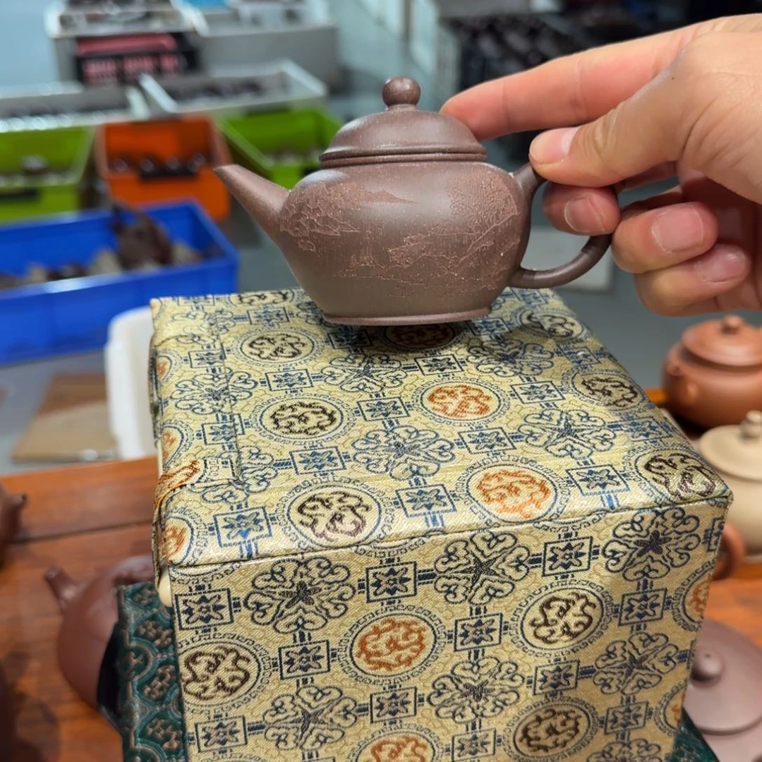 紫砂茶壶原矿原石的制作方法