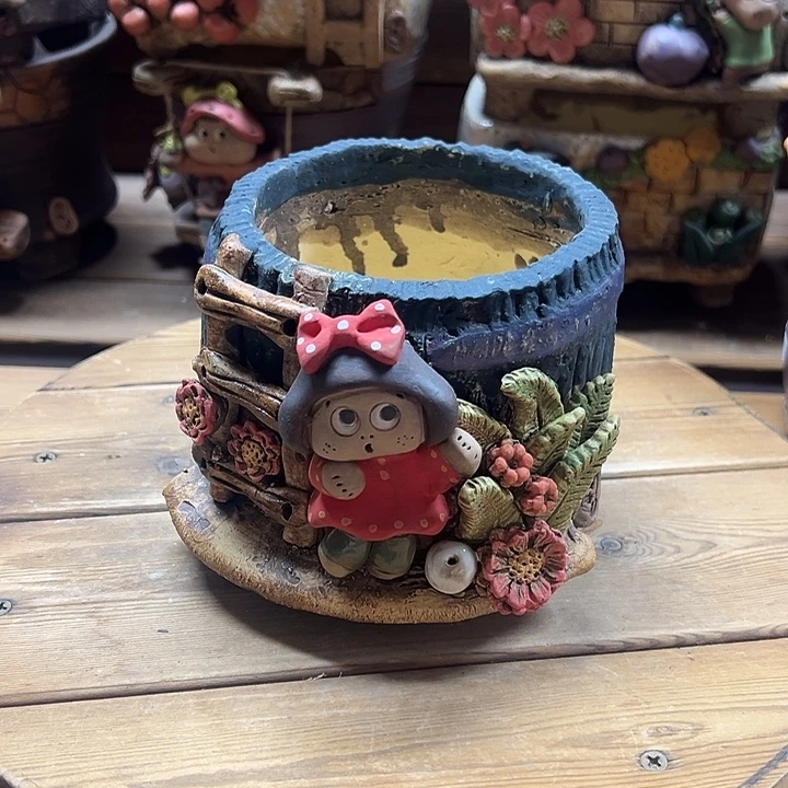 嘻哈多肉花盆百搭