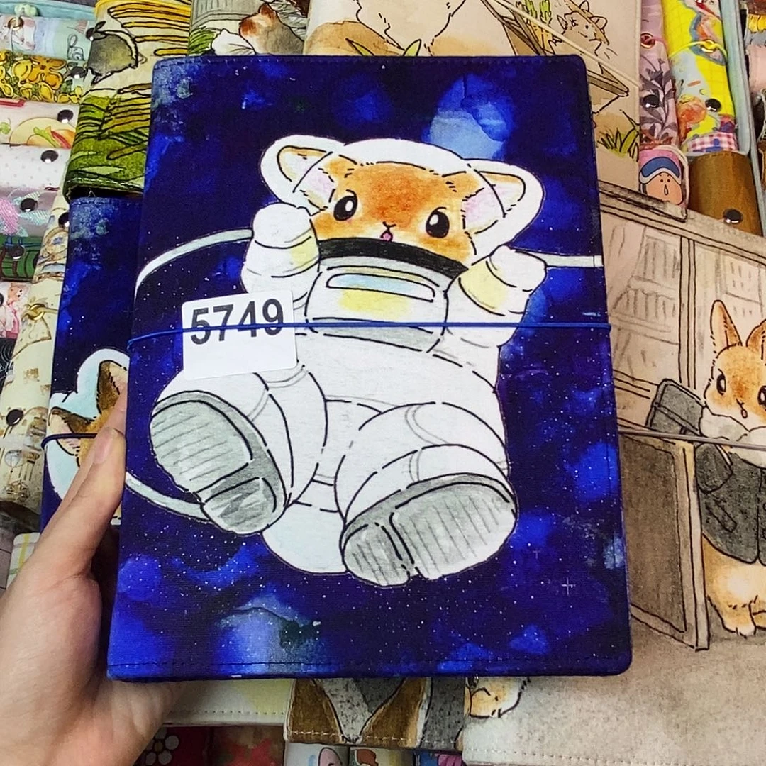 织绣A5活页不加纸5749