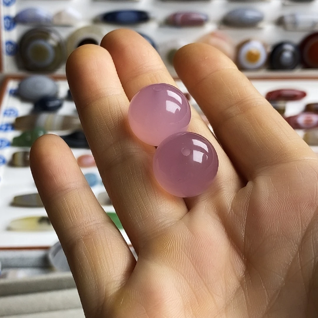 心***静玛瑙/玉髓未镶嵌颈饰