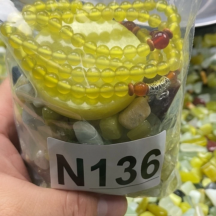 蛇纹石玉未镶嵌鱼缸石