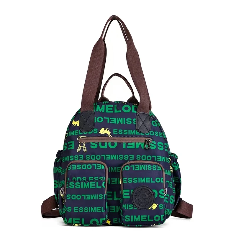 【小号】新款双肩包高级感简约百搭大容量出差旅行手提单肩包-2425