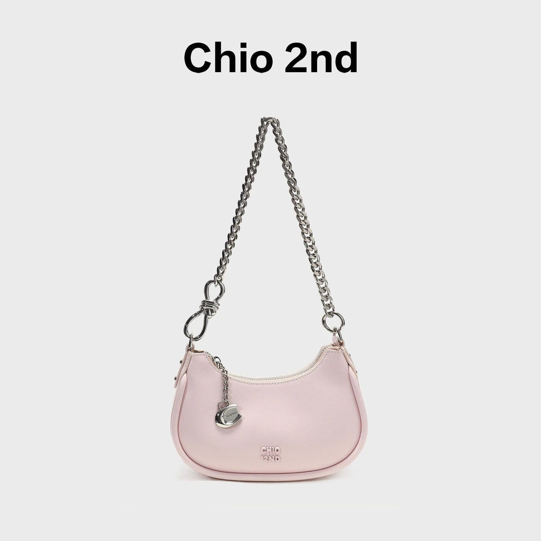 南风Chio2nd 腋下包包 小众单肩斜挎牛角包