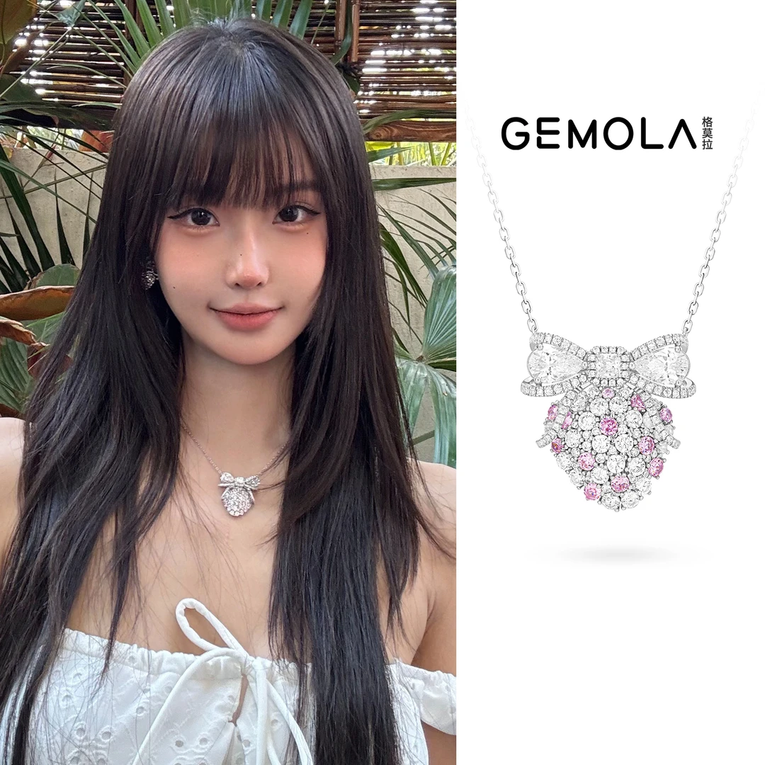 GEMOLA/格莫拉  叛逆千金风甜酷原创设计草莓项链