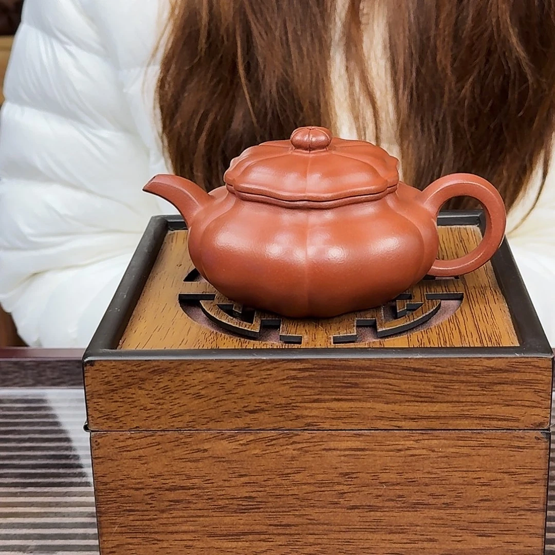 紫砂茶壶葵仿古230cc