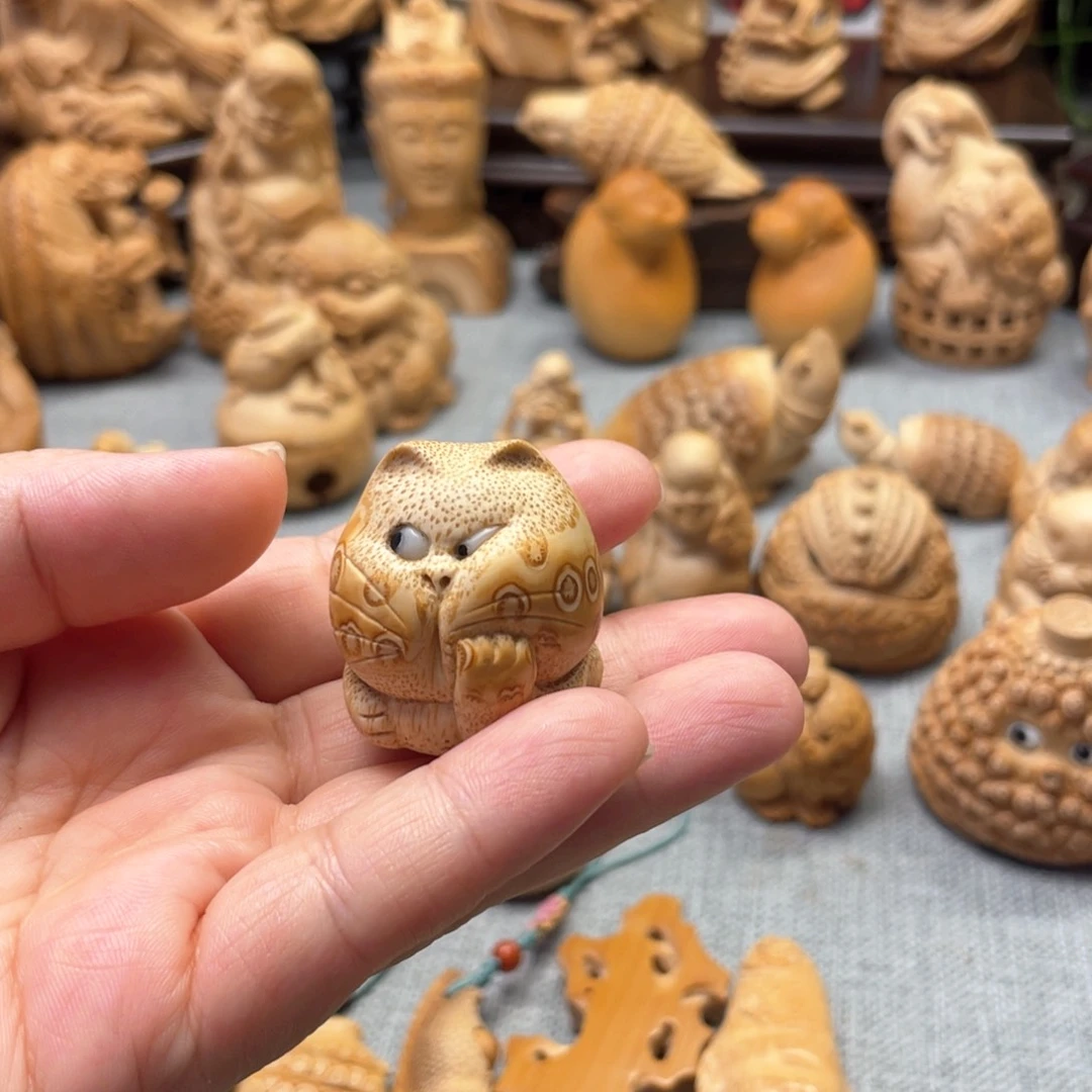 竹S****姐竹根雕猫咪纯手工雕刻