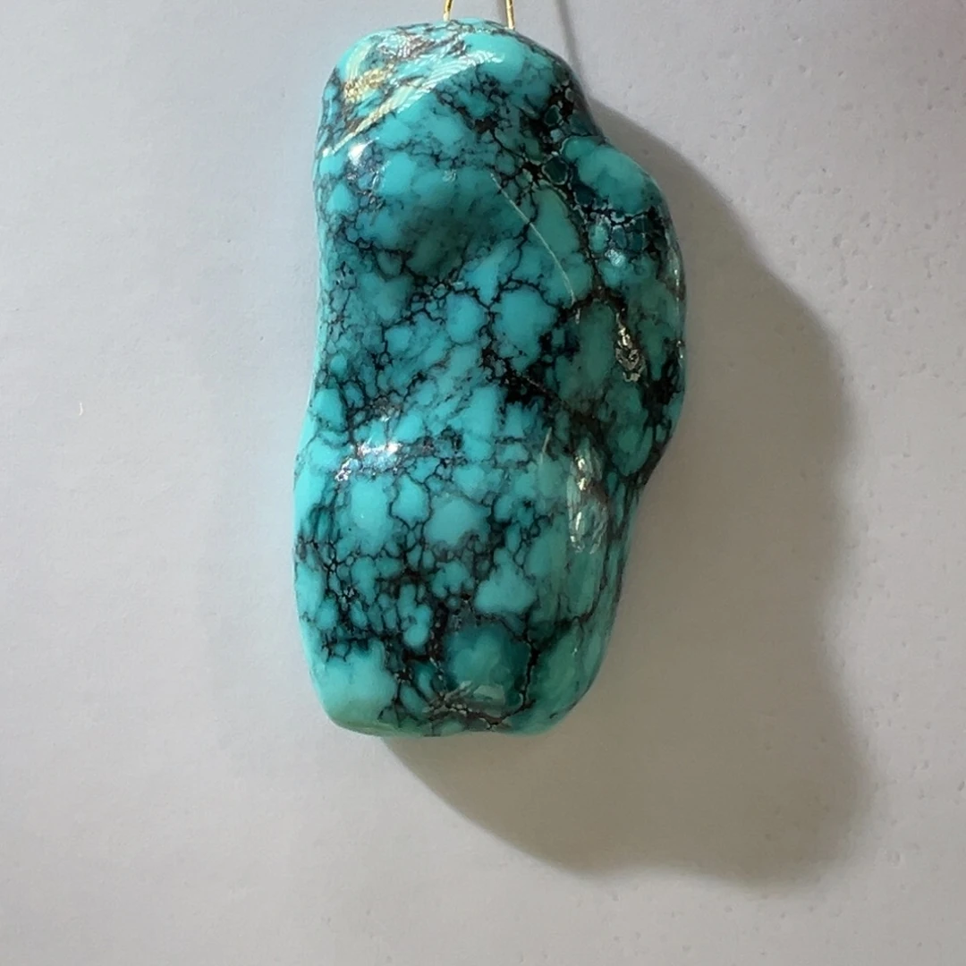 绿松石未镶嵌挂件