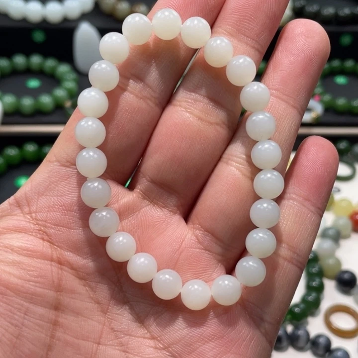 和田玉未镶嵌手串