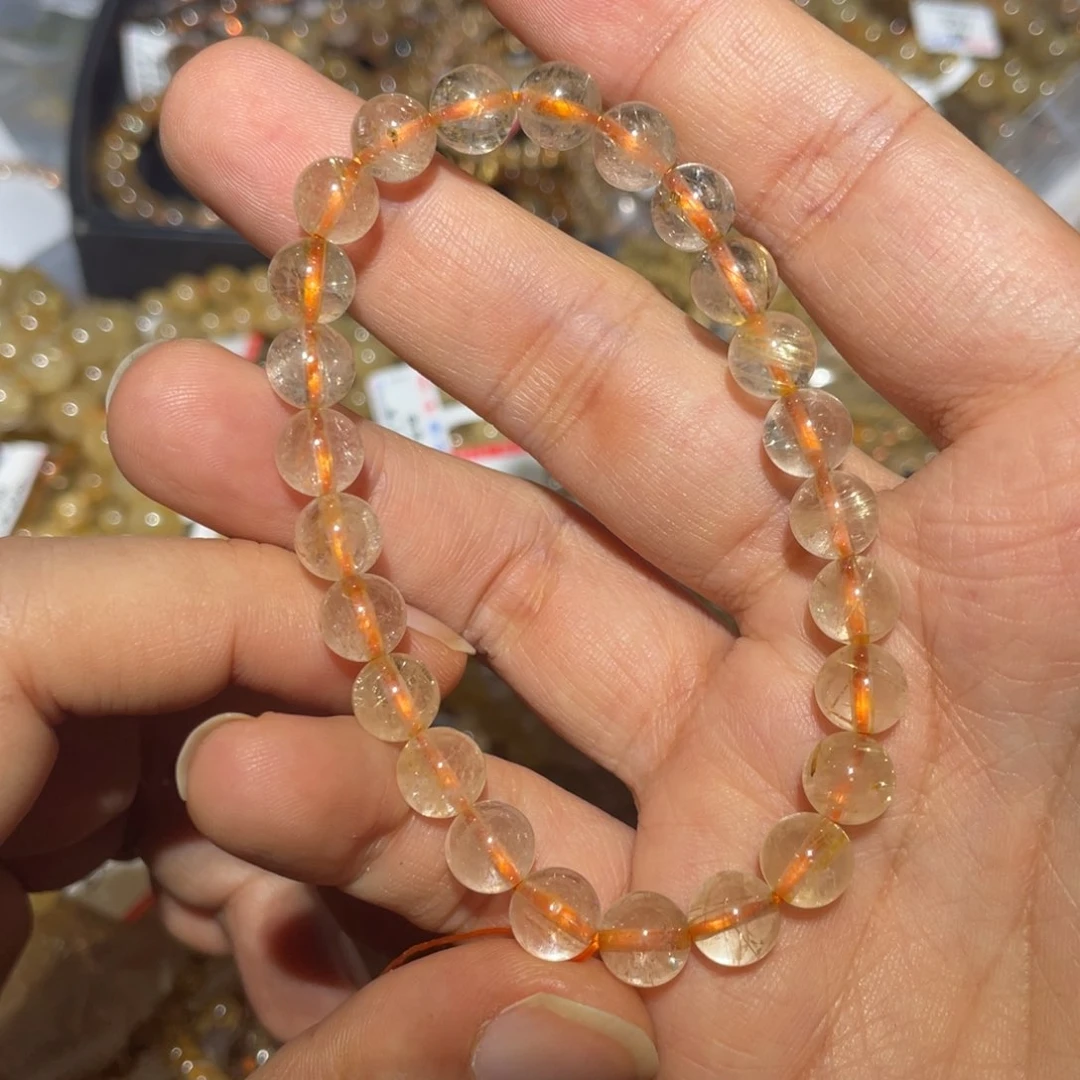 水晶手链未镶嵌一***仔手链