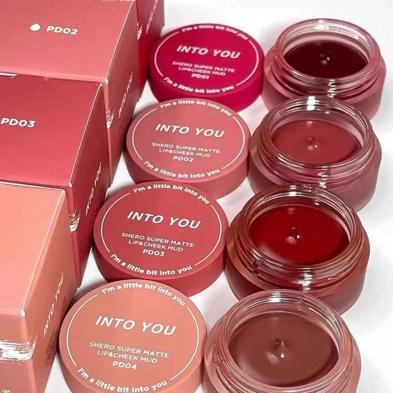INTOYOU罐装唇泥唇颊两用持久滋润保湿唇彩学生显白哑光丝绒雾面