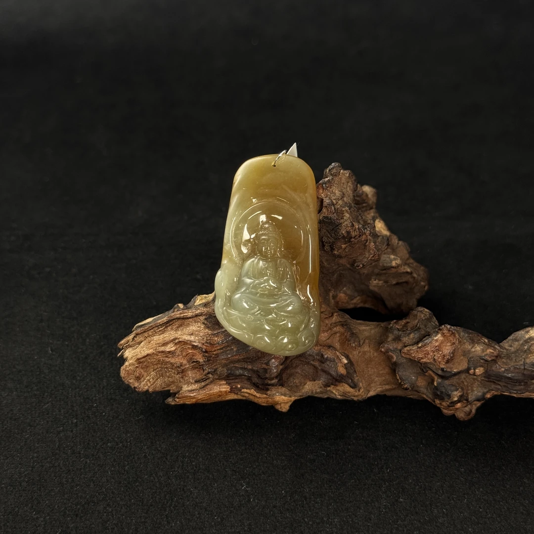 【诚翠拍品第一百一十四期午】翡翠89吊坠CJY5011