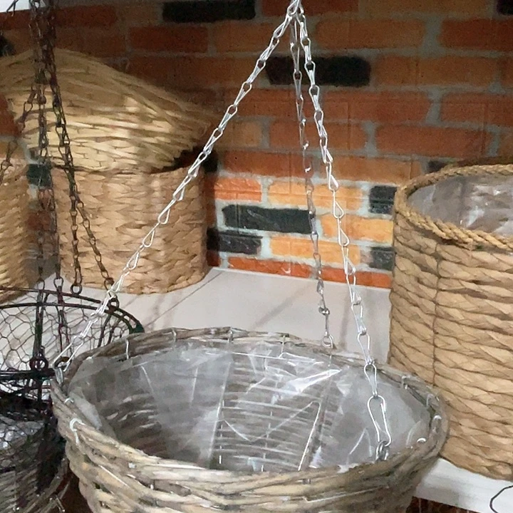 铁艺园艺柳编花插微瑕