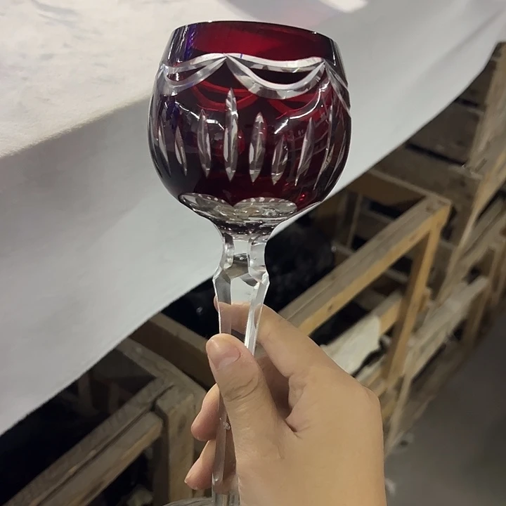 平底款水晶玻璃微瑕一个