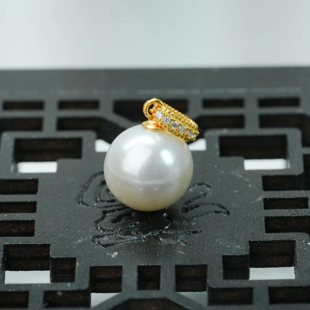 【小北严选】S925银淡水珍珠吊坠约10mm+【多样性发一件】-BH15X432