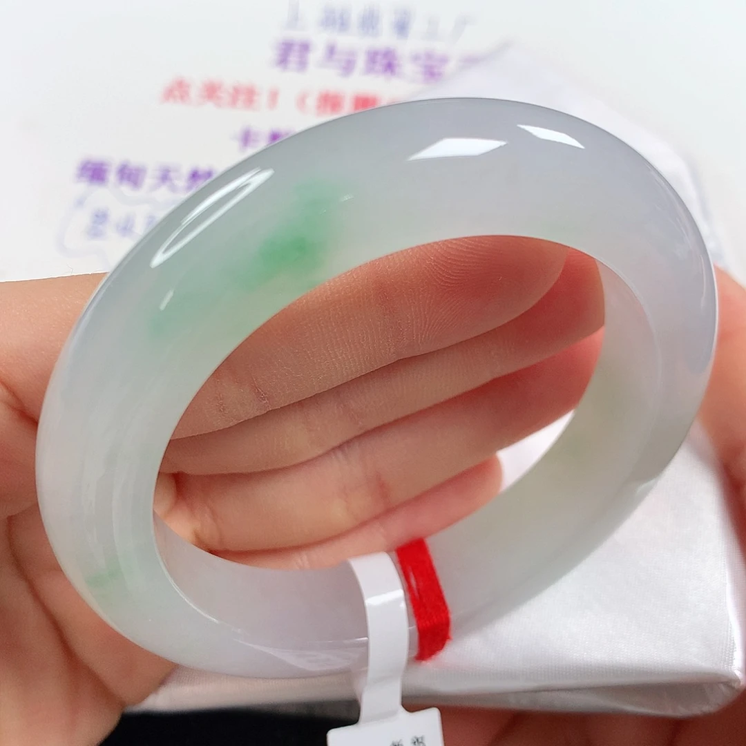未镶嵌手镯翡翠小宽胎⑨③高货瑕疵漏⭐⭐⭐⭐⭐强推