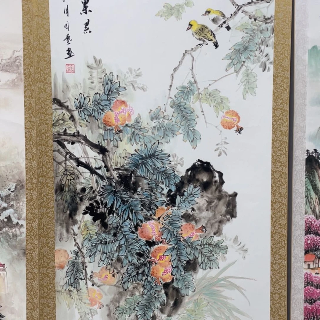 国画老师手笔手绘作品y