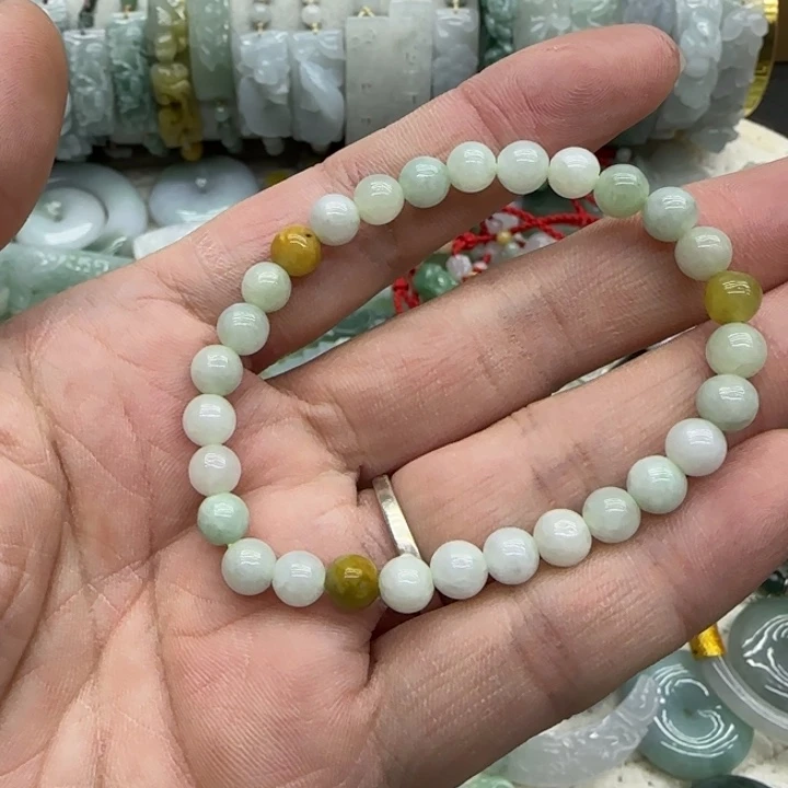 翡翠未镶嵌手链福利
