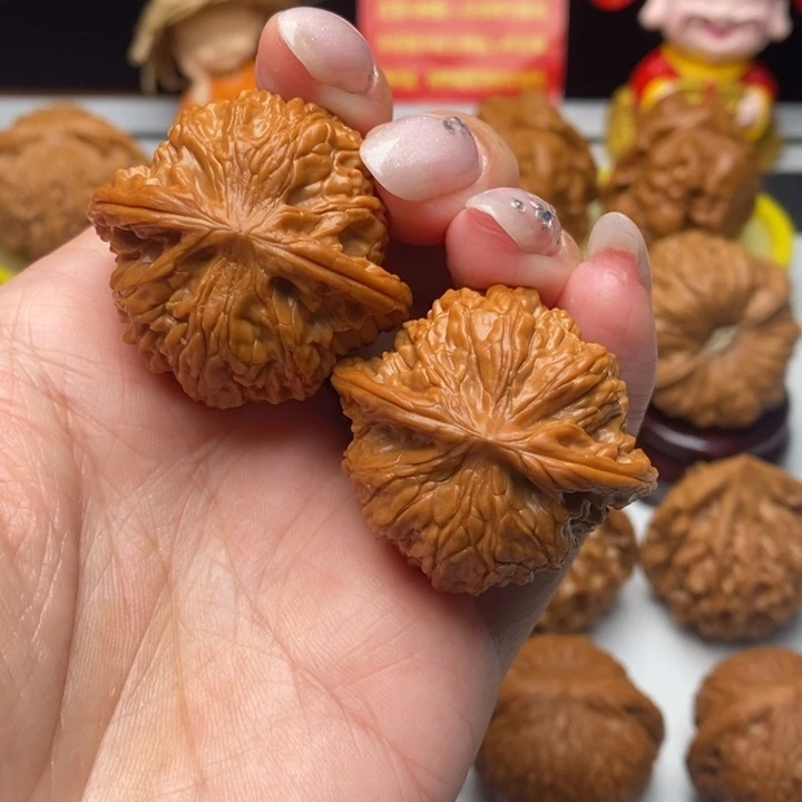 核桃文玩核桃磨盘38尺