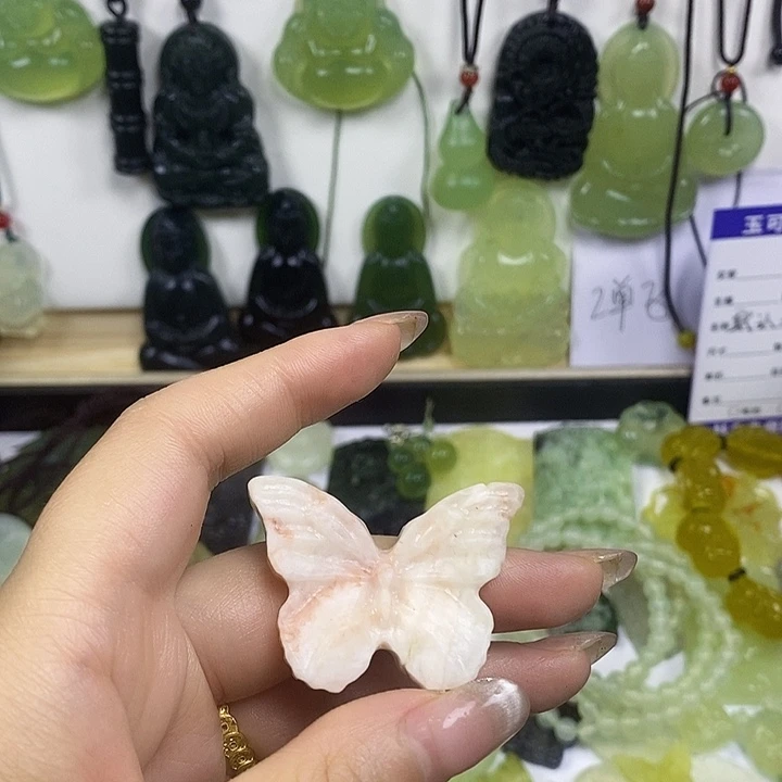 蛇纹石玉未镶嵌颈饰72