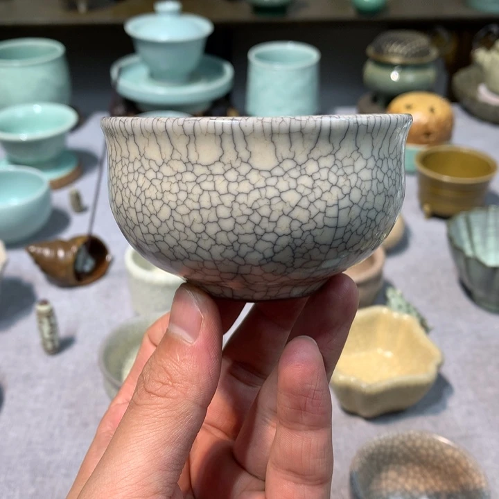 无***.龙泉青瓷手工哥窑