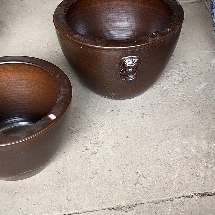 超***越景德镇陶瓷鱼缸艺术